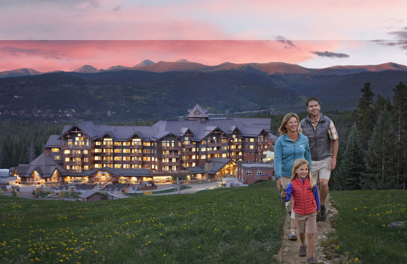 Family at One Ski Hill Place.