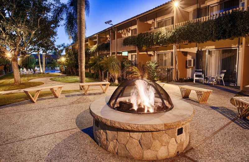 Patio at Best Western Plus Pepper Tree.