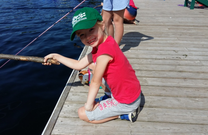 Fishing at Severn Lodge.