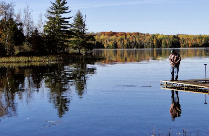 Lake view at Sportsmen's Lodge and Family Resort.
