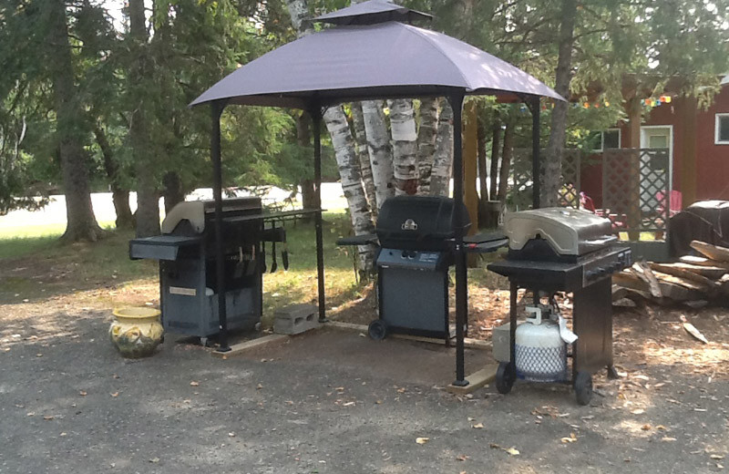 BBQ pit at Big Buffalo Resort.