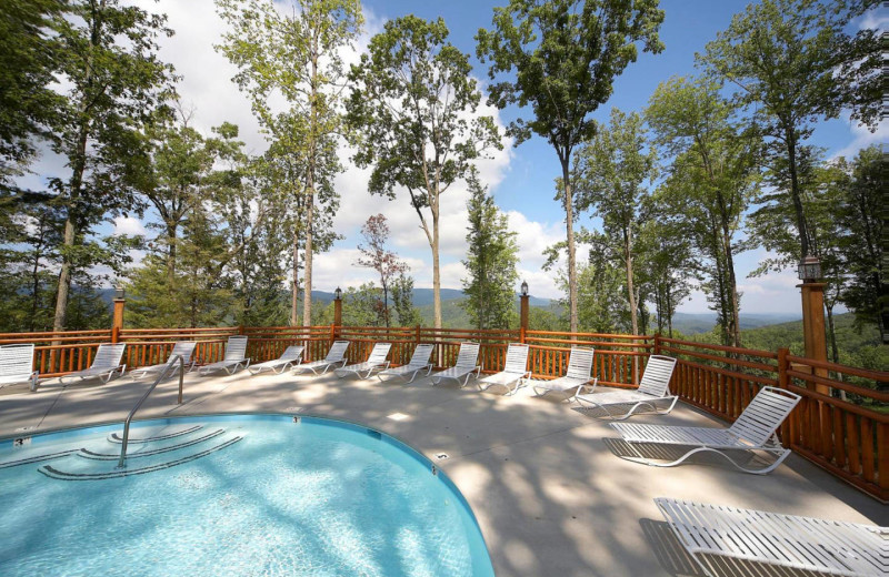 Rental pool at American Mountain Rentals.