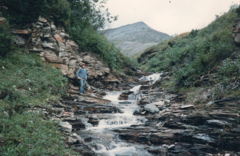 Creek at AkAu Alaska Gold & Resort.