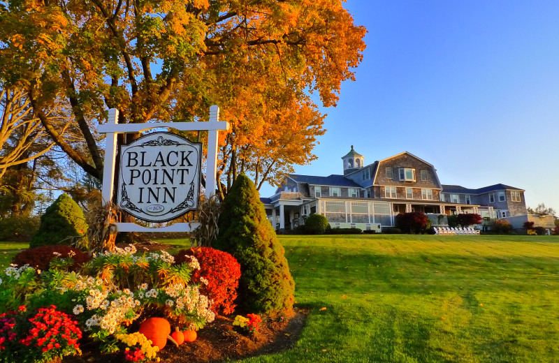 Exterior view of Black Point Inn.
