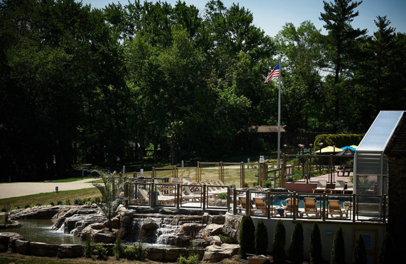 Exterior view of Fourwinds Resort & Marina.