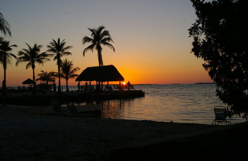 Sunrise at Rock Reef Resort.