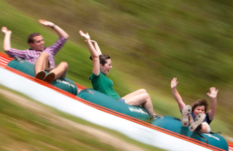 Water slide at Wintergreen Resort.