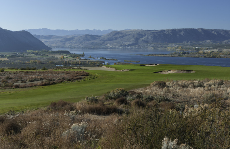 Golf course at Sun Mountain Lodge.