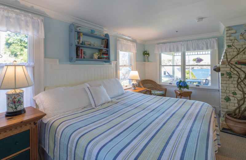 Guest room at Five Gables Inn.