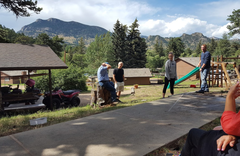Family at Glacier Lodge.