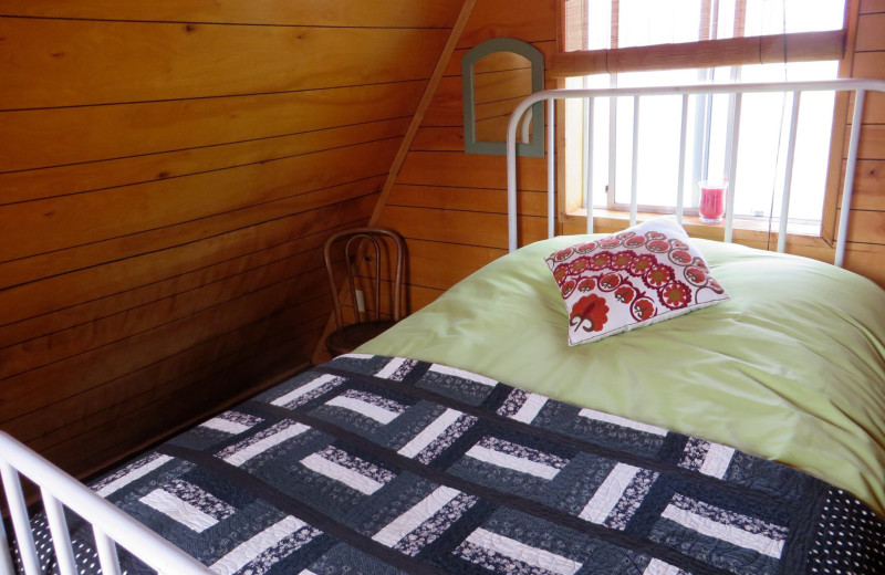 Guest room at Lands Inn.