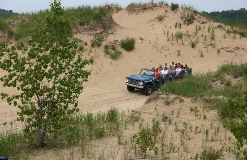 Sand dune tour near The Hotel Saugatuck.