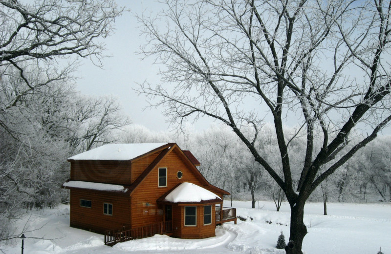 Winter at Red Cedar Lodge.