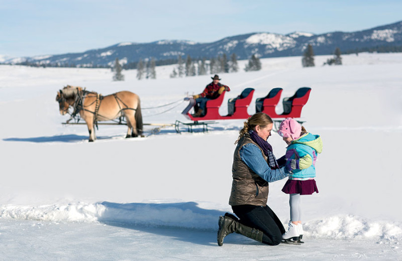 Family at The Resort at Paws Up.