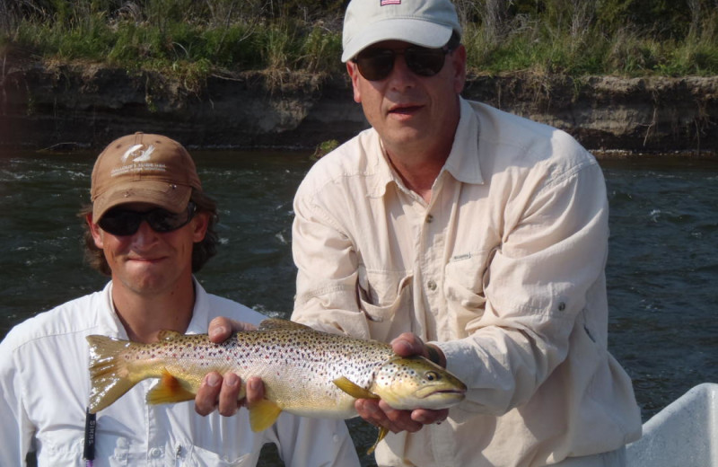 Fishing at Galloup's Slide Inn.