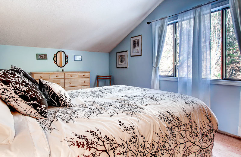 Rental bedroom at GetAway Vacations.