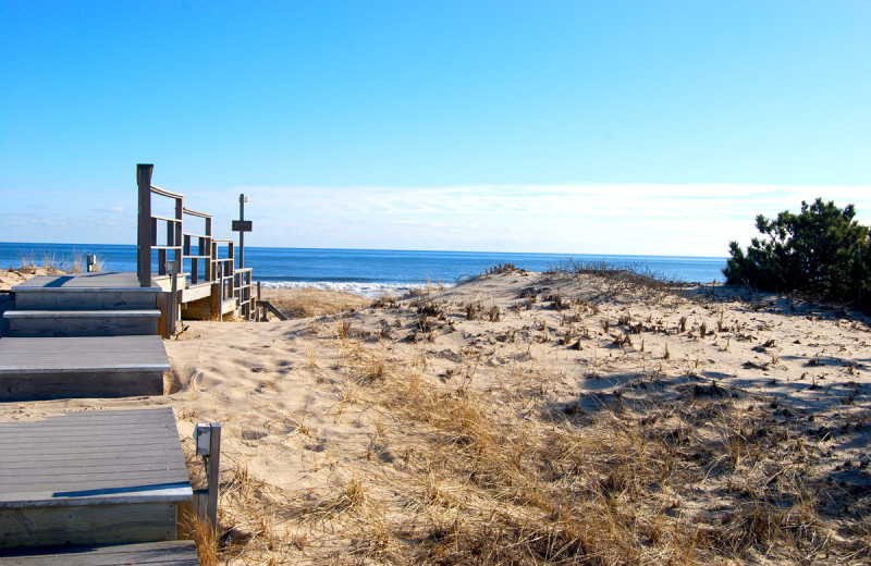 The beach at Ocean Vista Resort.