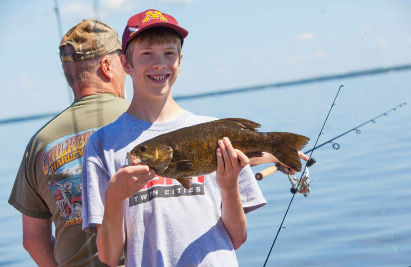 Fishing at McQuoid's Inn & Event Center.