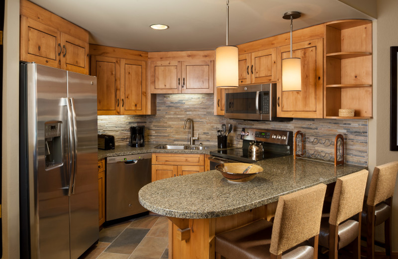 Guest kitchen at Grand Summit.