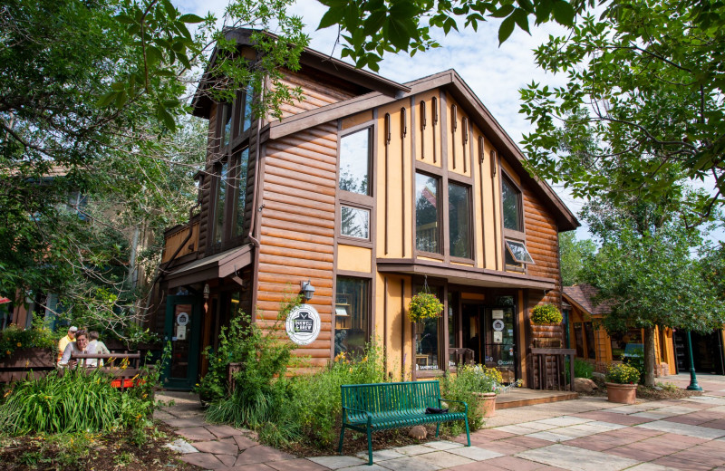 Exterior view of McGregor Mountain Lodge.