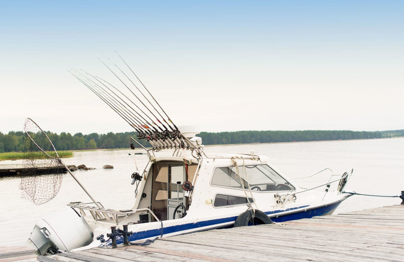 Fishing at Wilderness Resort Cabins & Campground.