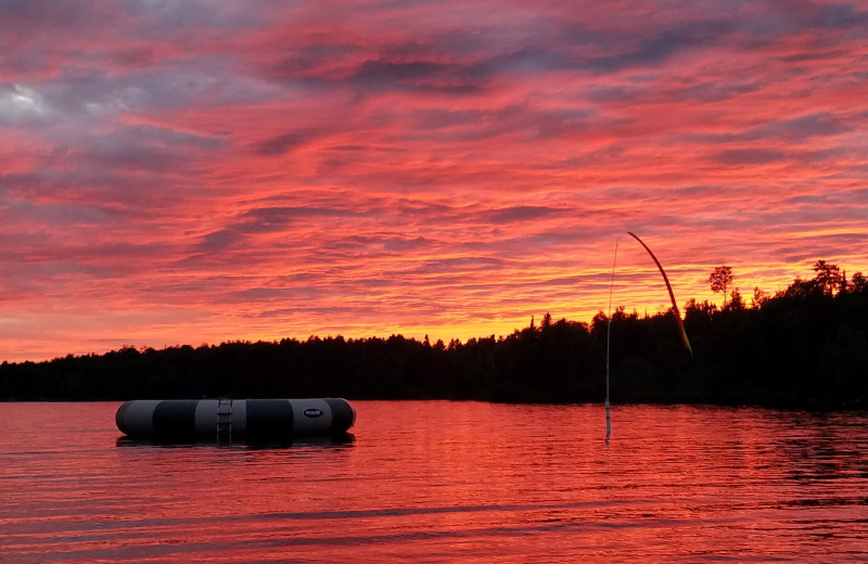 Beach at YMCA Camp Northern Lights.