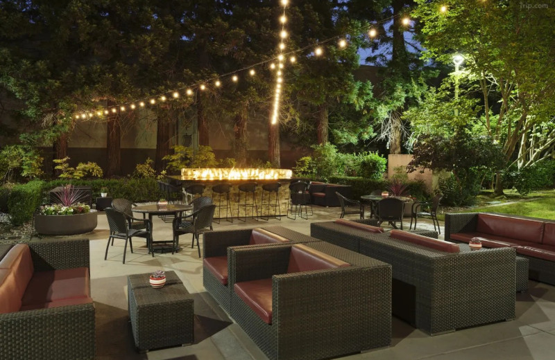 Patio at San Ramon Marriott.