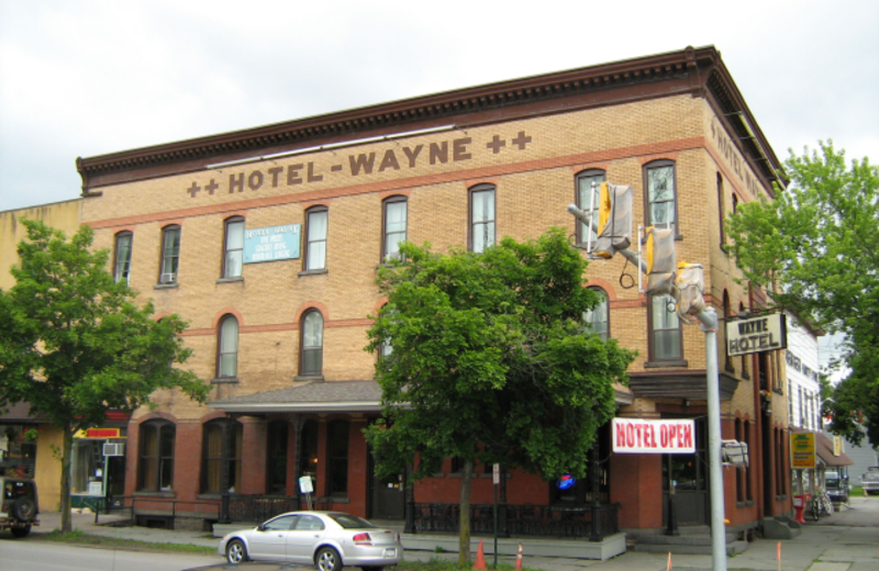 Exterior View of the Hotel Wayne