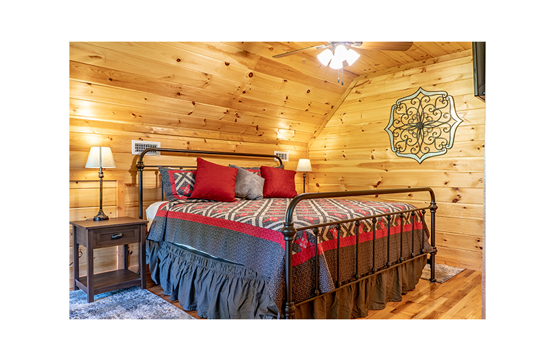 Bedroom at American Patriot Getaways - Relaxation Ridge.