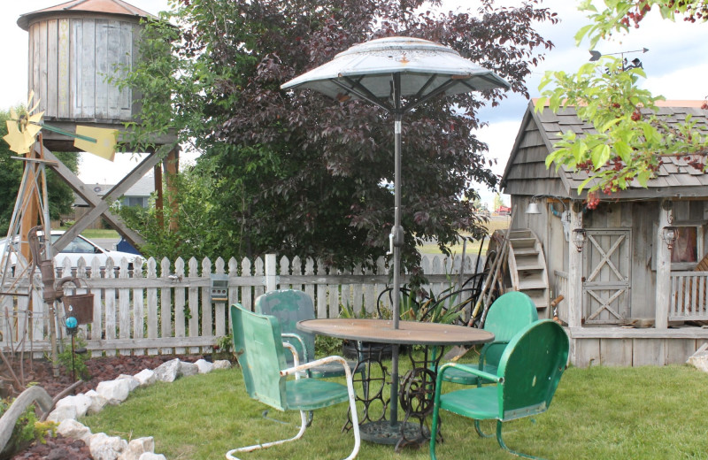 Patio at The Black Bear Motel.