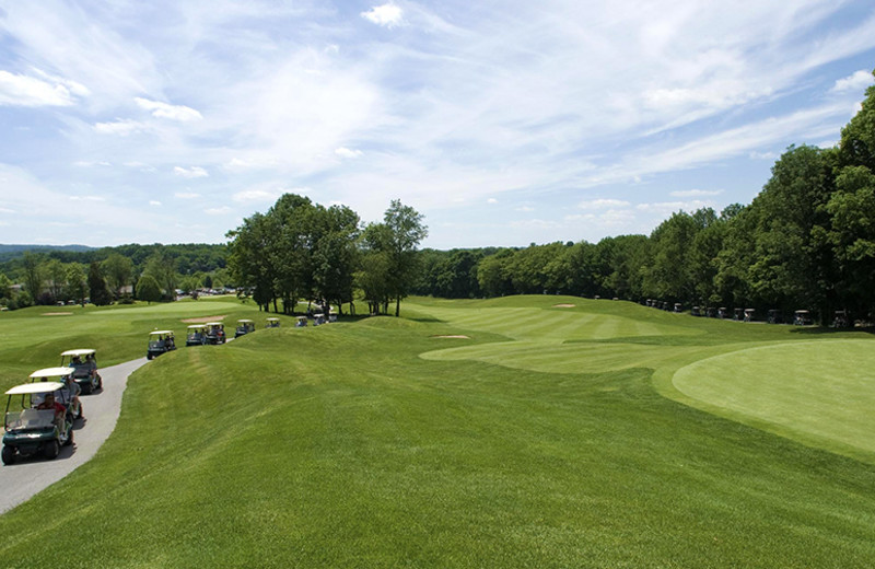 Golf course at Minerals Hotel.