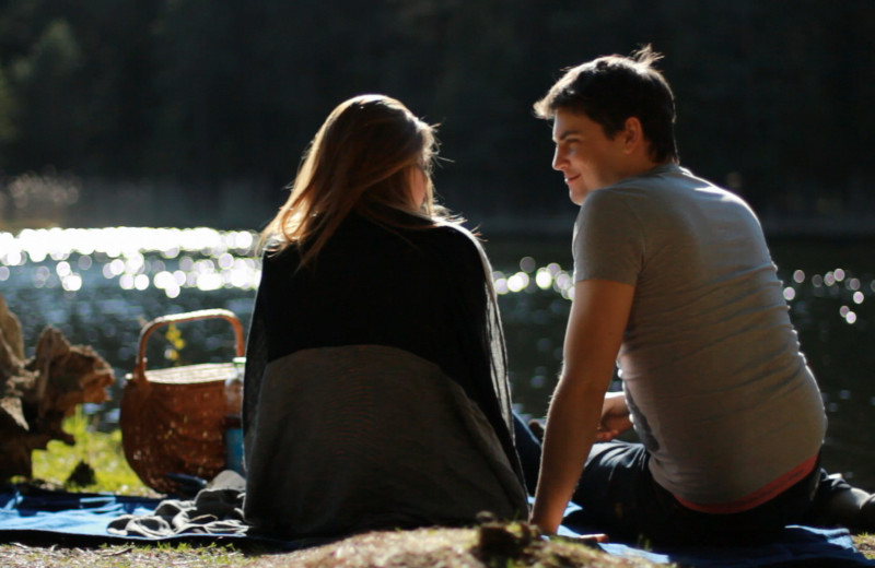 Couple at Cottage Place on Squam Lake.