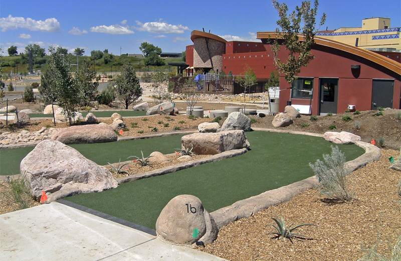 Mini golf at Sky Ute Casino Resort.