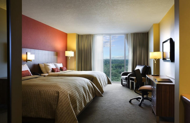 Guest room at Black Bear Casino Resort.