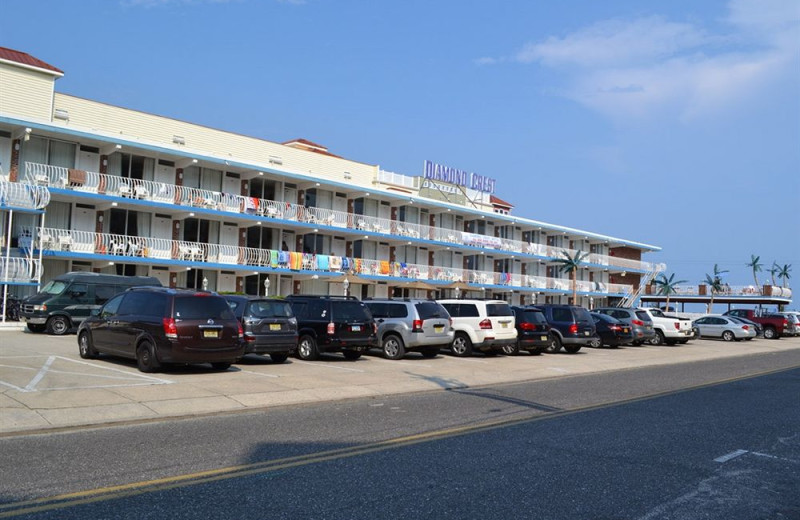 Exterior view of Diamond Crest Motel.