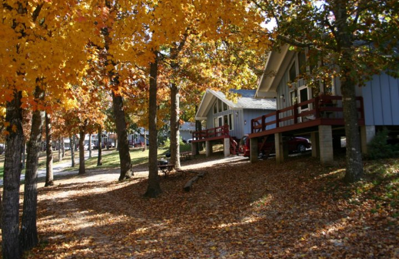 Cabins at Indian Trails Resort.