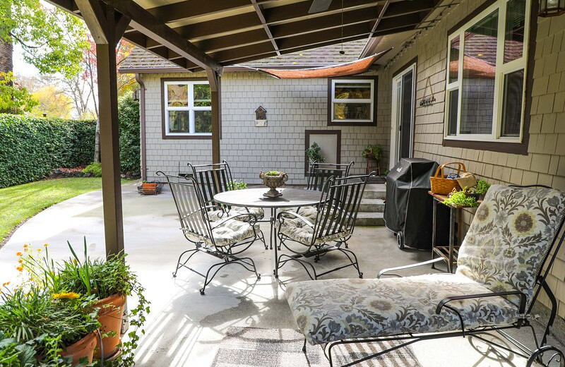 Patio at Carriage House.