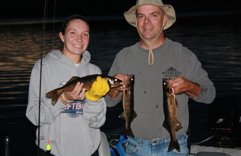 Fishing at YMCA Camp Northern Lights.