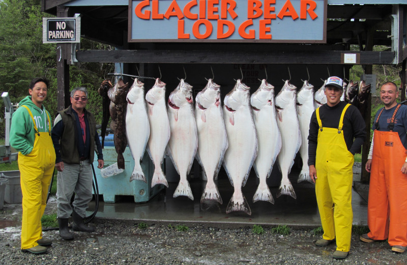 Fishing at Glacier Bear Lodge.