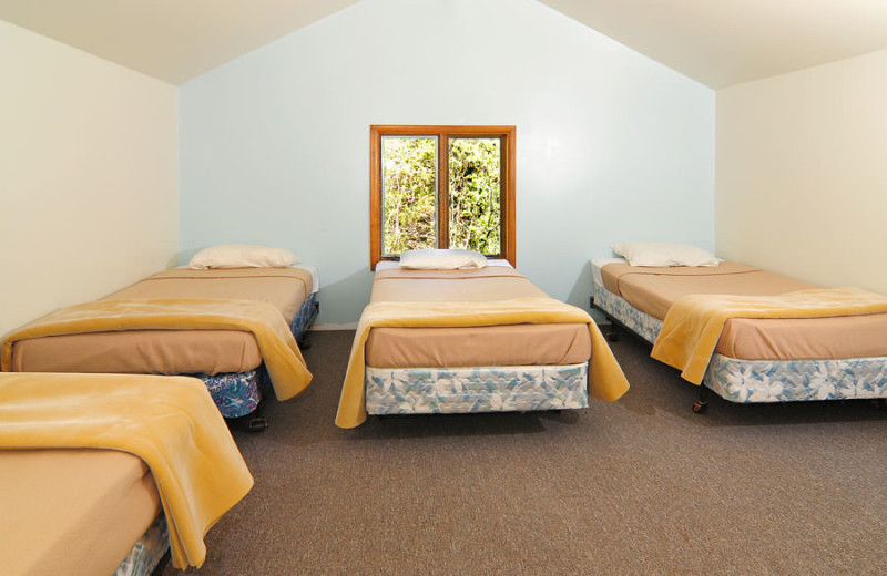 Guest bedroom at Whitefish Bay Camp.