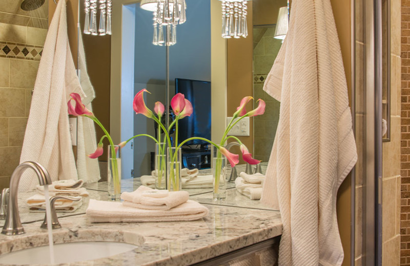 Guest bathroom at Inn at Gothic Eves.