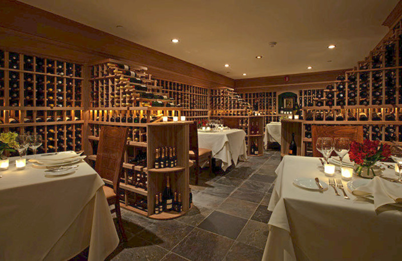 Wine Cellar fine dining at Mountain View Grand Resort.