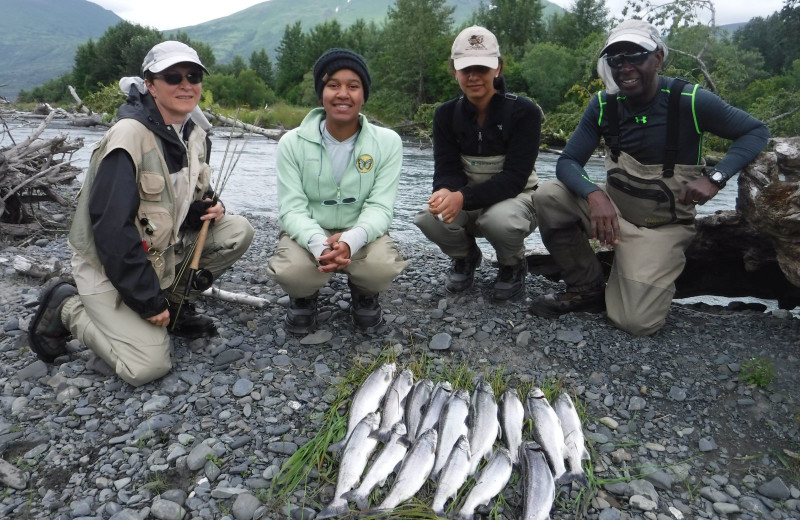 Fishing at Zachar Bay Lodge.