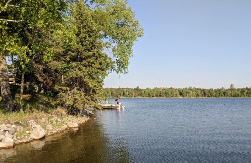 Lake view at Little Norway Resort.