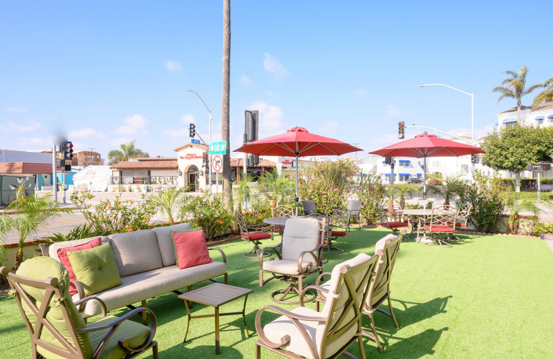 Patio at Little Inn by the Bay.