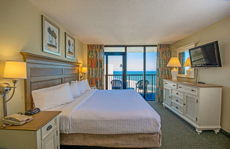 Guest room at Ocean Reef Resort.