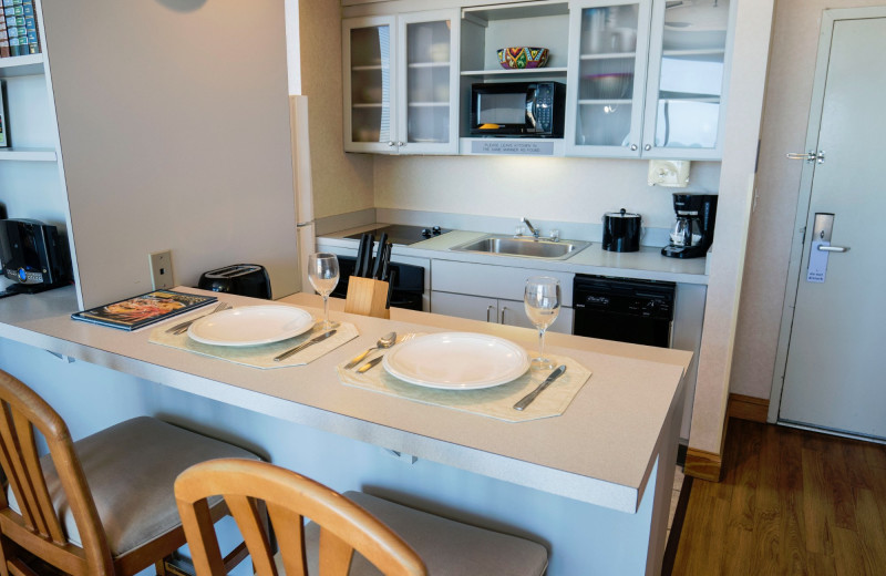 Guest kitchen at Four Sails Resort.