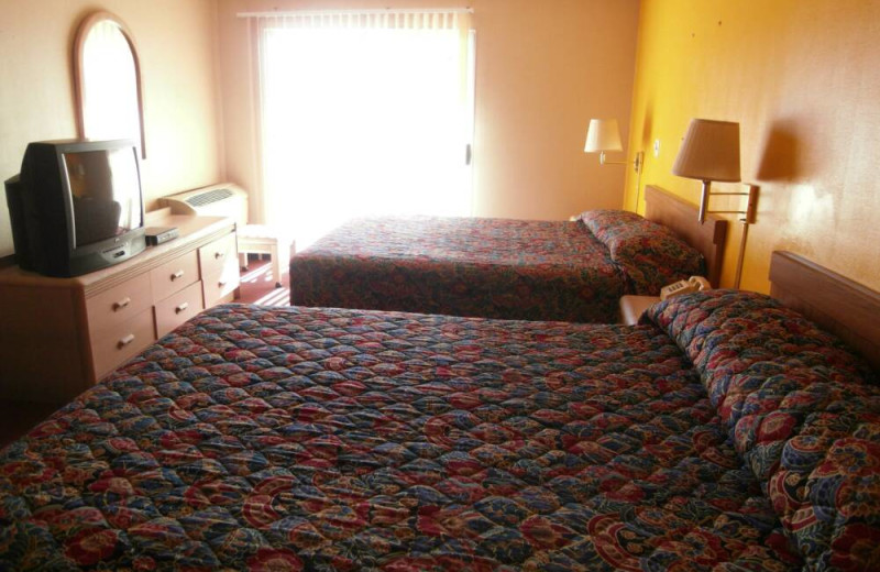 Guest room at Sanatra Inn.