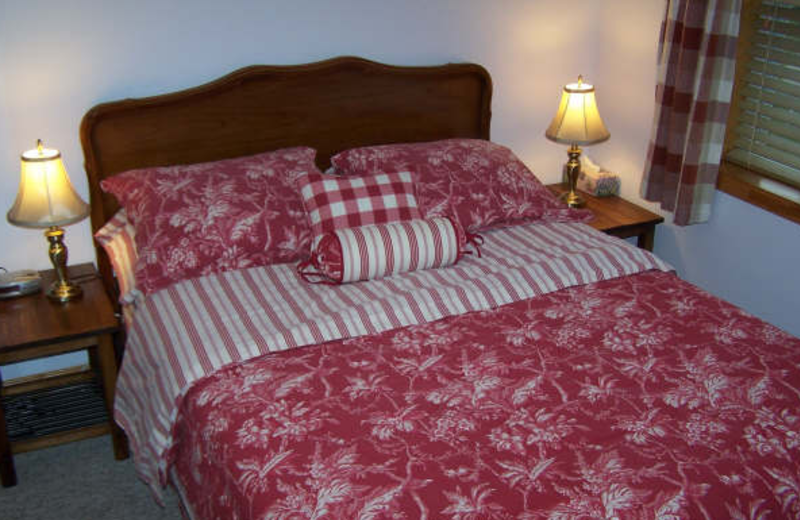 Guest room at Myers Cave Resort.
