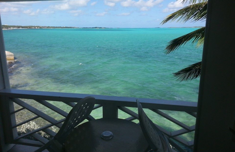 Balcony view at Club Peace and Plenty.